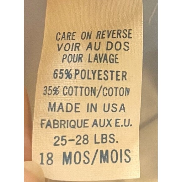 Vintage Baby Boy Suit Outfit Alexis Size 18 Months Made in USA - Picture 5 of 6